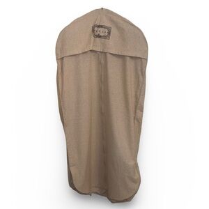 Gucci Tan Canvas Garment Bag 20x56